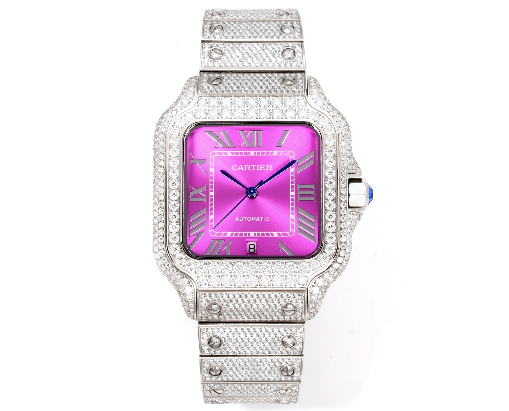 Large-sized watches from the Cartier Santos collection