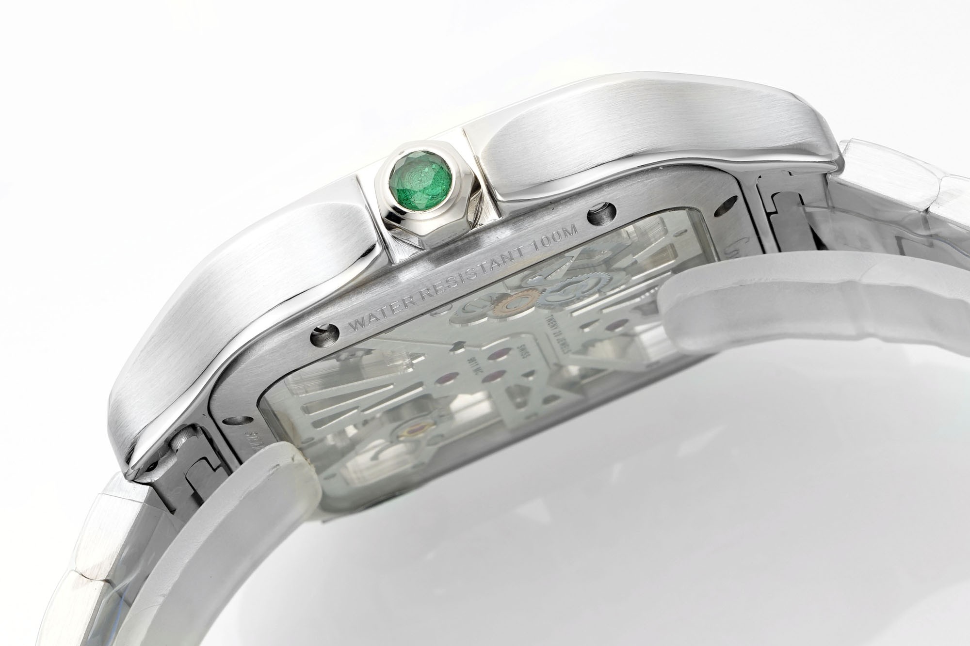 (Cartier) Skeleton Watches from the Santos de Cartier Collection