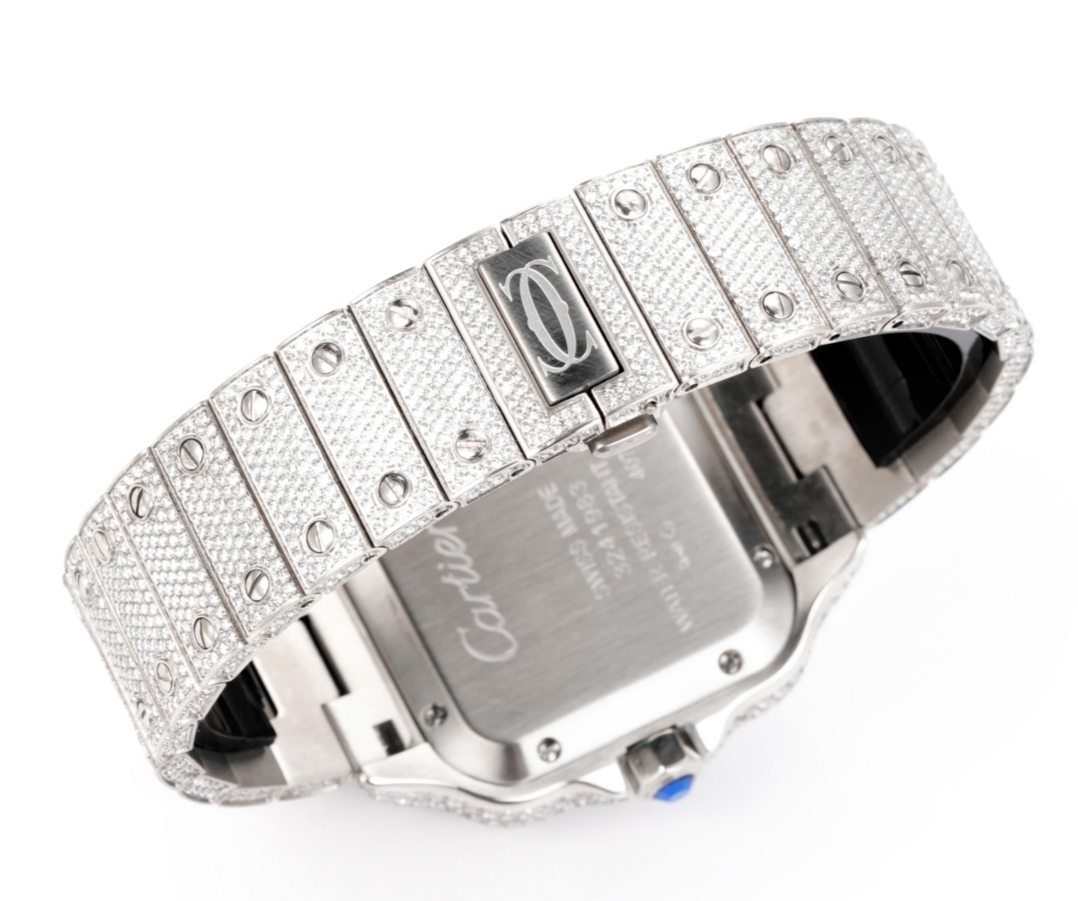 Large-sized watches from the Cartier Santos collection