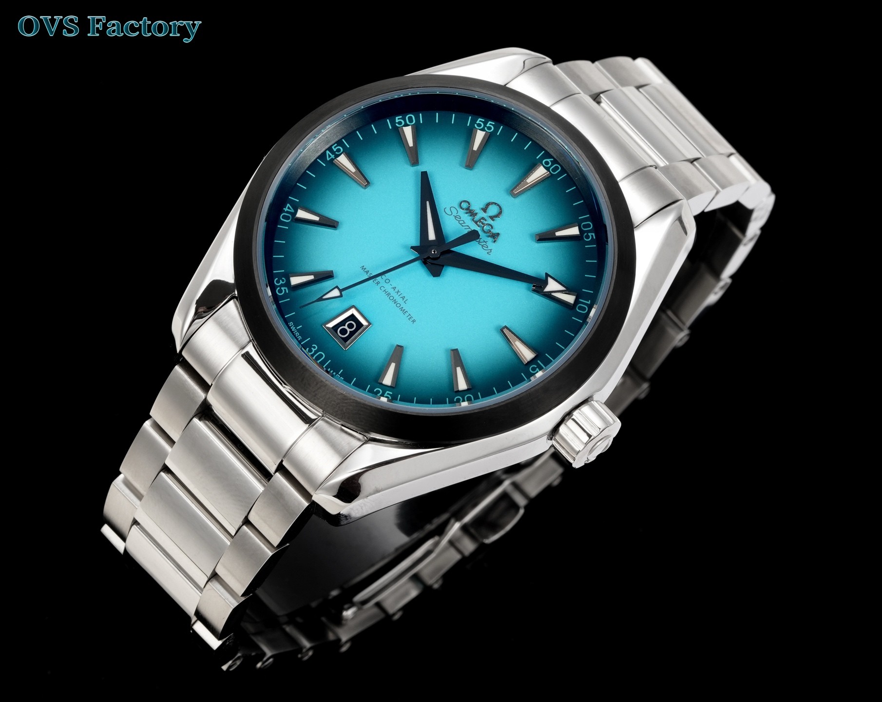 Omega Seamaster Aqua Terra 150m “Summer Blue” Gradient Blue Replica Watch.