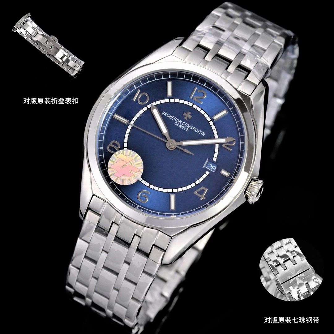 (Vacheron Constantin) An automatic mechanical watch from the Fiftysix collection.