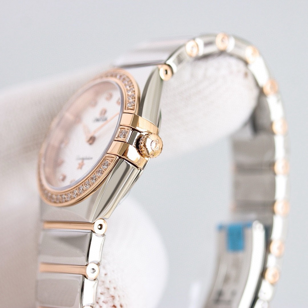 (Omega) Constellation women's watches.